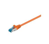 Goobay Wentronic Cat 6aSSTP PIMF - Cable de Red (Cat. 6, 2 Conectores RJ45 + PIMF, apantallado) Naranja 2 m