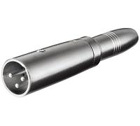 2 Unidades Enchufe Adaptador Clavija 6,3MM A XLR Macho Mono