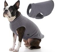 Gooby Chaleco de Forro Polar elástico, Chaqueta cálida, Ropa de Invierno para Perros pequeños, Grandes, machos o Hembras, suéter de Forro Polar Suave y superelástico, Color Gris, Talla XL