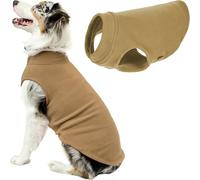 GOOBY Chaleco de Forro Polar elástico para Perro para Clima frío, Talla 3XL, Color Arena