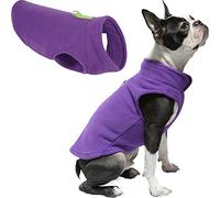 Gooby Chaleco de Forro Polar para Perro, Color Lavanda, XL, Chaqueta de Forro Polar cálido con Correa de Junta tórica para Perros pequeños a medianos