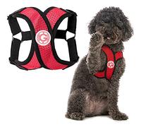 Gooby Choke Libre Comodidad X Step-in Perro arnés, XL, Rojo