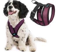 Gooby Choke Libre Comodidad X Suave arnés del Perro, pequeño, Color Morado