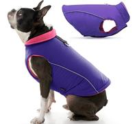 Gooby frío Deportes de Forro Polar Perro Chaleco con Forro Reflectante,