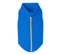 Gooby Suéter de Forro Polar con Cremallera para Perro, Color Azul, 2XL, cálido Jersey de Forro Polar para Perro sin Correa de Anillo, suéter de Invierno para Perros pequeños y Perros medianos