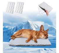 GooCare Alfombrilla de refrigeración 2 en 1 para gatos y perros pequeños, 12 x 20 pulgadas, S