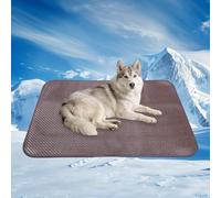 GooCare Alfombrilla de refrigeración para perros grandes, 36 x 46 pulgadas, almohadilla de refrigeración transpirable tejida de polietileno, fresca al tacto y resistente a las mordidas, parte inferior