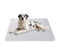 GooCare Q-Max - Tapete de enfriamiento para perros, tela de seda de hielo > 0.4, almohadilla impermeable para perros grandes/gigantes, lavable a máquina, tapete para mascotas con parte inferior