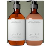 Good&All Champú y Acondicionador para Cuero Cabelludo Seco y Sensible - Alivia el Picor con Aceite de Árbol del Té y Menta - Sin Sulfatos ni Parabenos ni Siliconas - 400ml
