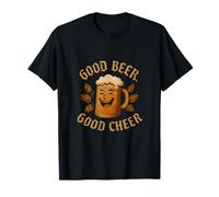 Good Beer Good Cheer - Taza de Cerveza gótica con diseño de Fiesta Camiseta