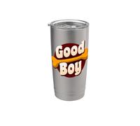Good Boy Buen Chico Divertido Diciendo Meme Vaso térmico de acero inoxidable de doble pared