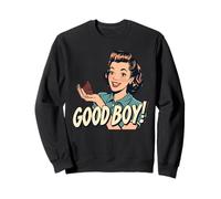 Good Boy Funny Retro Dog Lover hilarante Estilo Vintage Sudadera