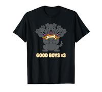 Good Boys X3 Boy Dad Dog Lover Humor Mamá Halloween Diversión Camiseta gráfica económica