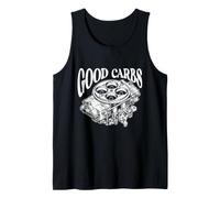 Good Carbs - Auto Mechanic Car Guy Garage Life Carburador Camiseta sin Mangas