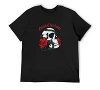 Good Charlotte Skull & Snake - Camiseta para hombre, diseño de calavera y serpiente, color negro, Negro , S
