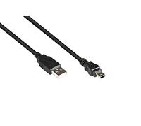 Good Connections 3310-AM03 - Cable USB (0.3 m, USB A, USB Mini B 5-Pin), Color Negro