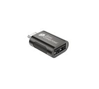 Good Connections Adaptador USB 3.2 Gen.1 / USB 3.0 Macho C™ a USB-A Hembra, Carcasa de Metal galvanizado, Antracita