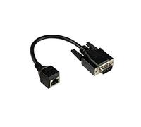 Alcasa 4945-mf cambiador de género para cable rj-45 rs232 negro