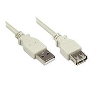 Good Connections Cable alargador USB Easy Macho a A Hembra Blanco Gris 1,00 m