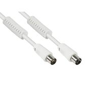 Good Connections - Cable de Antena con Filtro de Corriente Aislante y apantallamiento Doble (3 m)