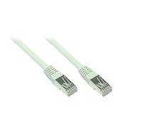 Good Connections - Cable de conexión ethernet de pares trenzados, cat. 5e, LAN, con protección antienganche RNS, SF/UTP, 100 MHz, capacidad gigabit (redes Ethernet 10/100/1000-Base-T), por ejemplo, para paneles de conexión, conmutadores, enrutadores y módems gris gris 15 m