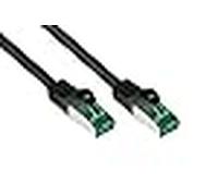 Good Connections® Cable de conexión para exteriores (categoría 6A, 75 m, IP66, con protección de pestillo, 10 Gigabit, conductor de cobre/CU, S/FTP, PiMF, 500 MHz, para uso en exteriores, resistente a