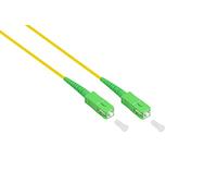 Good Connections OS2 - Cable de fibra óptica Simplex, conector SC (APC) a SC (APC), monomodo 9/125, cable de fibra óptica, cable de conexión para FTTH/FTTB/FTTx - 0,5 m / 50 cm