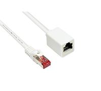 Good Connections - Cable De Par Trenzado Lan Ethernet Cat.5E, ProtecciÓ, N De La Punta, Rns, Sf/Utp, 100 Mhz, Para Panel De Conexiones, Interruptor, Router, MÓ, Dem Blanco Weiß 1 M