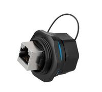 Good Connections Industrie-Steckverbinder S6 - RJ45 Durchführungskupplung, RJ45 Buchse beidseitig, Bajonett, Marca