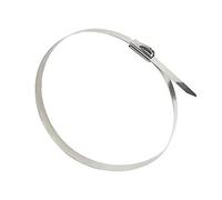 Good Connections® KAB-E50X79 - Bridas para cables (acero inoxidable, 500 mm x 7,9 mm, 20 unidades, resistente a los rayos UV, a la intemperie, para exteriores, de -60 °C a +550 °C, resistencia a la tracción: hasta 100 kg, KAB-E50X79)