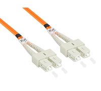 Good Connections LWL Duplex Conector LC a SC multimodo 50/125 Luz Ondas de Escalera Patch Cable Naranja OM2 - Orange 2 m