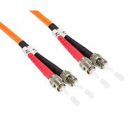 Good Connections LWL Duplex Conector LC a SC multimodo 50/125 Luz Ondas de Escalera Patch Cable Naranja OM2 - Orange 1 m