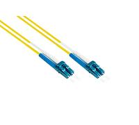 Good Connections OS2 - Cable de fibra óptica dúplex, conector LC a LC, monomodo 9/125, polaridad intercambiable, conductor de fibra óptica, cable de fibra óptica, cable de conexión, 0,5 m, 50 cm