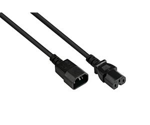 Good Connections P1450-S010 1m C14 (Recto) a C15 (Recto) 0,75 mm² Negro