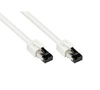 Good Connections Premium - Cable de pares trenzados (cat. 8.1, 2 m, conector RNS, conector de 40 GB/2000 MHz, conductor de cobre, sin halógenos, LSZH, cable LAN compatible con CAT. 7, 6A, 6 y 5e), color blanco