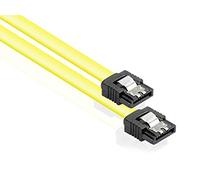 Good Connections Premium SATA 3 - Cable para disco duro (2 conectores rectos, 0,3 m), color amarillo