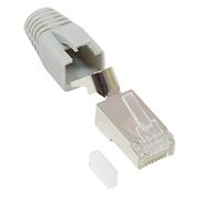 Good Connections redmacho Cat.6A RJ45 geschirmt para Cat.7 Cable 50x Gris