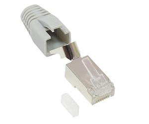 Good Connections redmacho Cat.6A RJ45 geschirmt para Cat.7 Cable 50x Gris