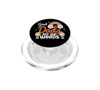 Good Dads Say Bad Words Funny Retro Dad Cita PopSockets PopGrip para MagSafe