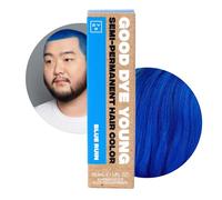 Good Dye Young Stripes and Threads Tinte de cabello semipermanente, protección UV, ruina azul, sin PPD, libre de crueldad animal y vegano, dura más de 15 a 24 lavados