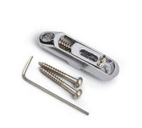 Good Electric Bass Bridge String Through Body Construction Alloy Base Sturdy Brass Saddles for Optimal Resonance Control Gold Plated Bass Bridge
