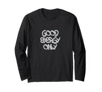 Good Energy Only Positive Mindset Quote Design Manga Larga