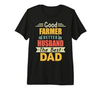 Good Farmer Better Husband The Best Dad For Fathers Day Camiseta Premium