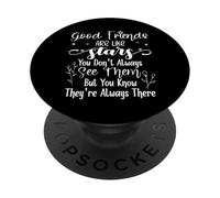 Good Friends Are Like Stars My Sister Best Friend Friendship PopSockets PopGrip Adhesivo