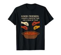 Good Friends Pinch & Dash Condimento Unidad Diversidad Camiseta