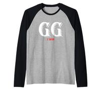 Good Game I Win Funny Online Esports Meme For FPS RPG Gamers Camiseta Manga Raglan
