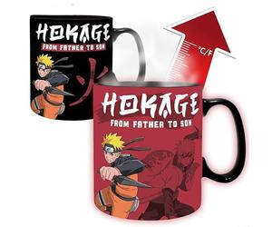 Good Gift The NARUTO SHIPPUDEN Taza Heat Change 460 ml FROM FATHER TO SON