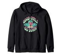 Good Girls Go Down - Divertido Explorador del océano de Buceo Sudadera con Capucha