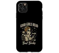 Good Girls Read Bad Books Vintage Skeleton Reader Carcasa para iPhone 11 Pro MAX