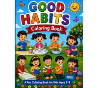 Good Habits Coloring Book for Kids: Fun and Educational Pages to Teach Kindness, Cleanliness, Healthy Routines, Sharing, Responsibility, and Positive Everyday Habits
